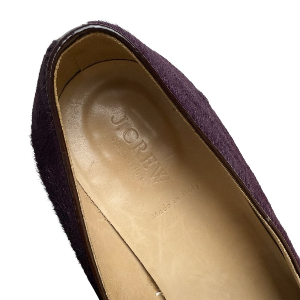 J. Crew Biella Tassel Loafers Deep Aubergine Sz 9 - Picture 7 of 11